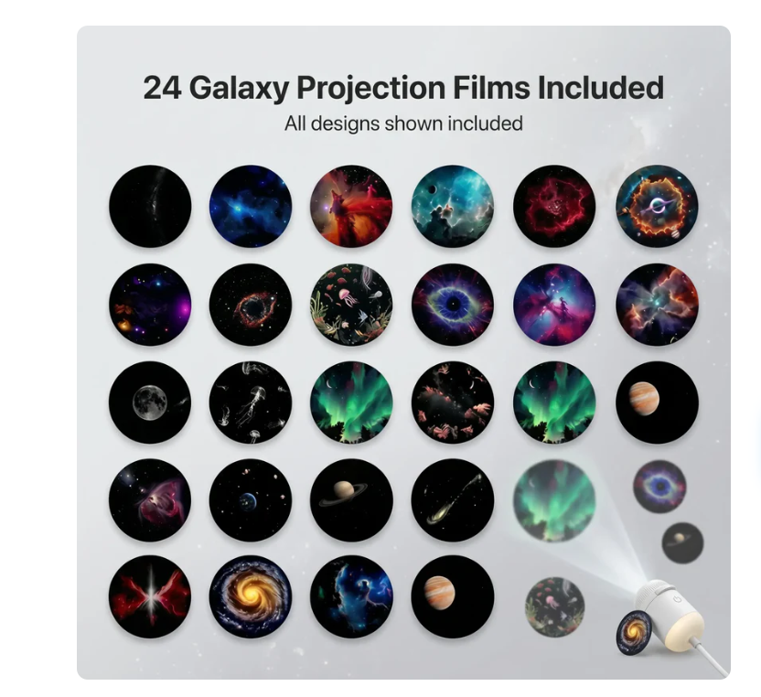 Moonwave Ocean & Galaxy Projector